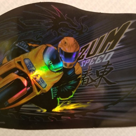 '02 ODM ZUM Speed racing motorcycle prism sticker - Picture 4 of 6